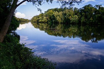 River and sky near Rome Georgia