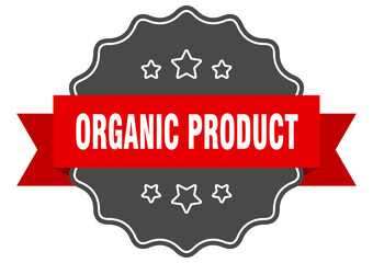 organic product label. organic product isolated seal. sticker. sign