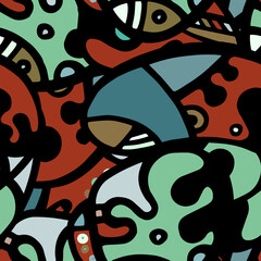 Obraz premium Hippy Print. 