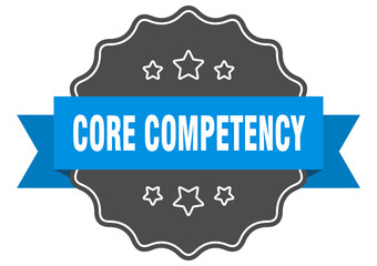 core competency label. core competency isolated seal. sticker. sign