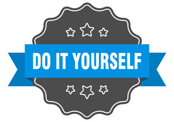 do it yourself label. do it yourself isolated seal. sticker. sign