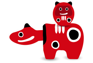 丑　年賀状　干支　アイコン