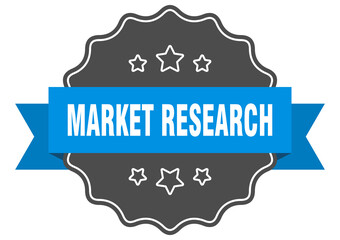 market research label. market research isolated seal. sticker. sign