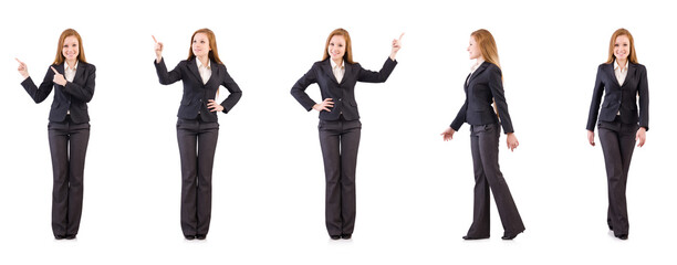 Obraz premium Woman businesswoman in business concept