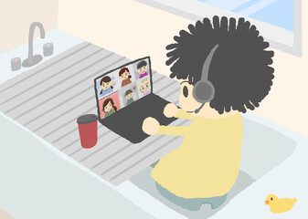 お風呂でテレワーク リモートワーク