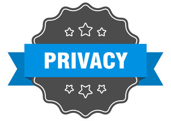 privacy label. privacy isolated seal. sticker. sign