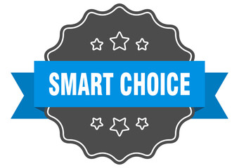 smart choice label. smart choice isolated seal. sticker. sign