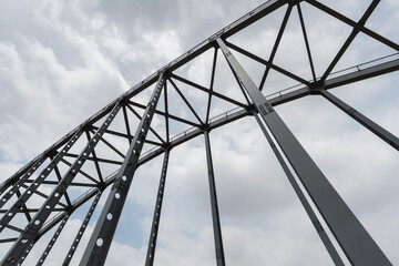 steel bridge closeup