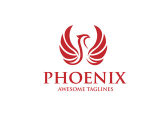 best phoenix bird logo design,luxury phoenix logo concept,  phoenix vector logo