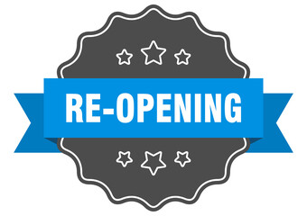 re-opening label. re-opening isolated seal. sticker. sign