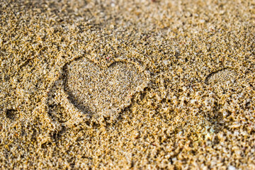 Sand Heart, Nimitz Beach, Oahu
