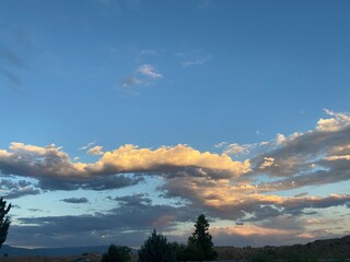 Fototapeta premium sunset in the mountains