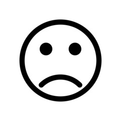 Face expression emoji isolated on white background EPS Vector