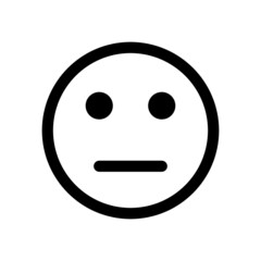 Fototapeta premium Face expression emoji isolated on white background EPS Vector