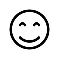 Face expression emoji isolated on white background EPS Vector