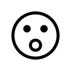 Fototapeta premium Face expression emoji isolated on white background EPS Vector