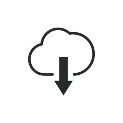 download, upload icon vector design illustration