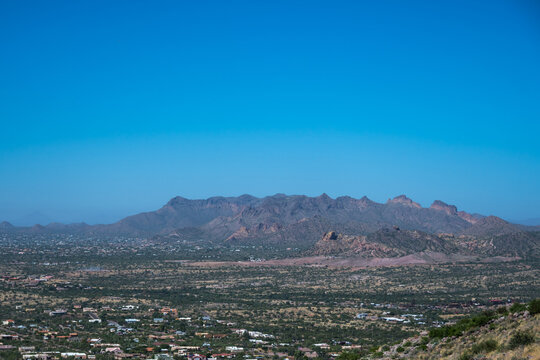 An overlooking view of nature in Apache Junction, Arizona