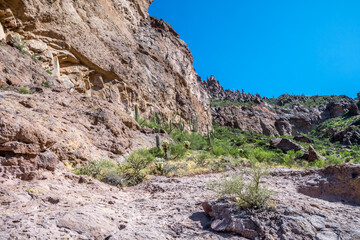 An overlooking view of nature in Apache Junction, Arizona