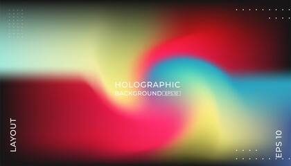Abstract blur gradient background with trend pastel pink, yellow and blue colors for deign concepts, wallpapers, web, presentations and prints. Vector illustration