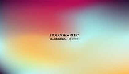 Abstract blurred gradient background. Colorful smooth banner template. Mesh backdrop with bright colors. Vector