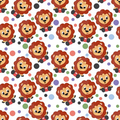 seamless pattern with cute ornament