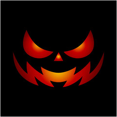 Halloween Mask background. Vector illustration