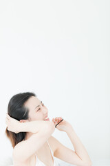 Fototapeta premium Beautiful young Asian women