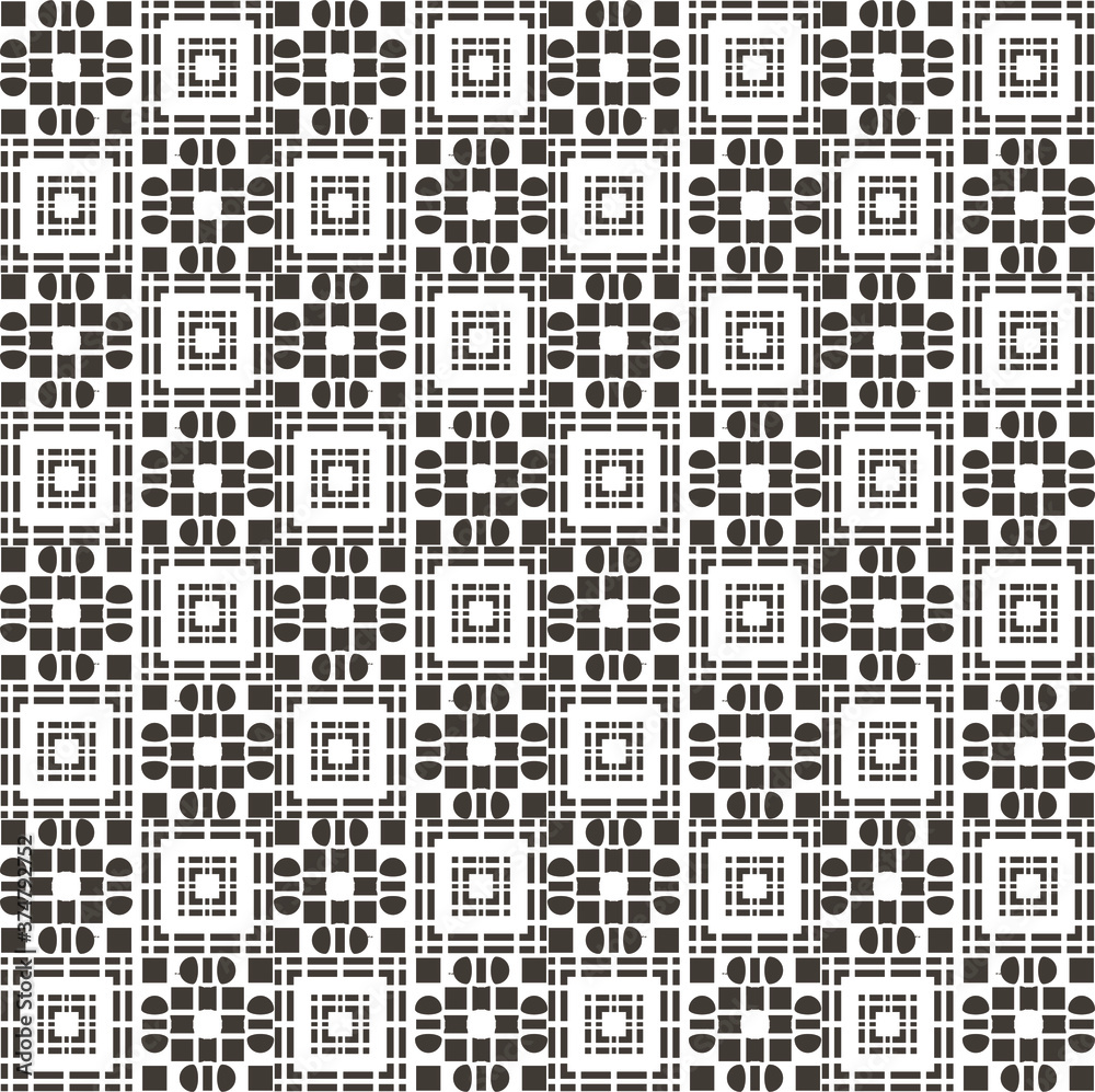 Poster seamless pattern with qr code