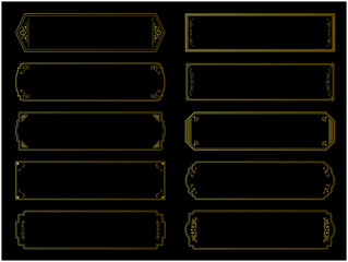 フレーム　飾り枠　飾り罫