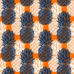 Ananas naadloos patroon