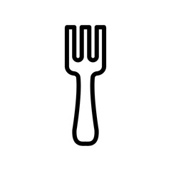 fork and spoon vector symbol template