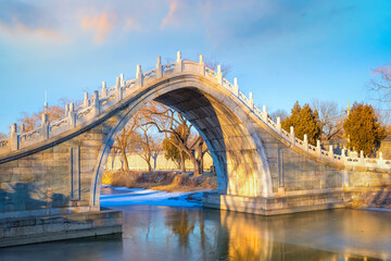  Xiuyi bridge at the Summer Palace in Beijing, China