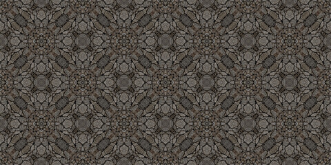 Old rocks formation elements seamless abstract pattern with real texture