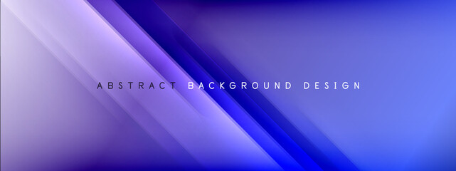 Motion concept neon shiny lines on liquid color gradients abstract backgrounds. Dynamic shadows and lights templates for text