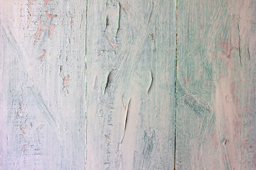 Beautiful light wood planks background vintage old painted cracked