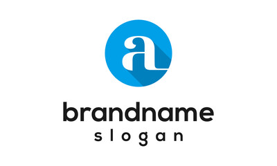 Obraz premium Modern letter A logo design vector