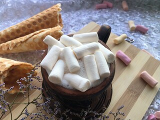 still life with a cup of coffee