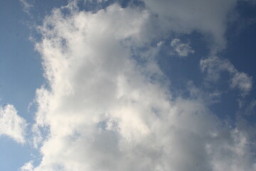 blue sky with clouds