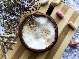 still life with a cup of coffee