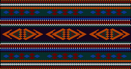 Seamless, ethnic ornament for fabrics, interiors, ceramics and furniture in the Arabic style.