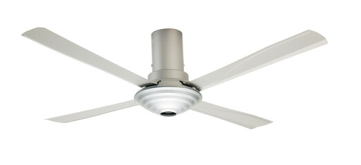 Ceiling Fan isolated on white background.