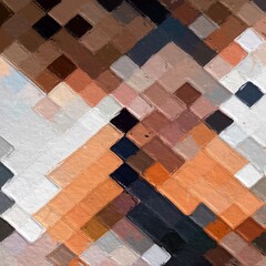 colorful abstract mosaic with a rough texture background. Sweet color square pattern background. Picture for creative wallpaper or design art work. Backdrop have copy space for text.