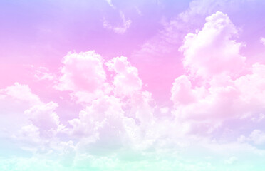 soft cloud background with a pastel multicolor gradient.