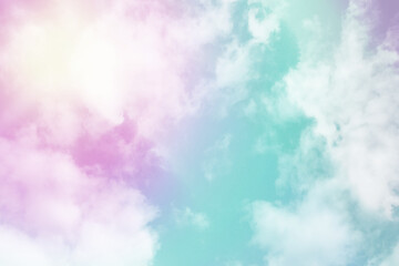 soft cloud background with a pastel multicolor gradient.