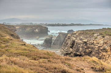 As Catedrais beach, Galicia, Spain