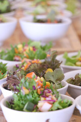 Salad  fresh at Restaurant