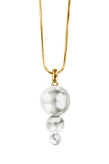 Pearl pendant isolated