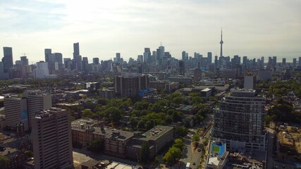 Fototapeta premium Aerial view at the centre of Toronto