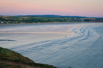 Coucher de soleil dans la baie de Douarnenez